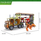 Конструктор «Диноленд. Фура для перевозки хищников», 465 деталей - Фото 3