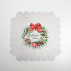 Коробка для кондитерских изделий с PVC крышкой Winter time, 21 × 21 × 3 см - фото 12035098