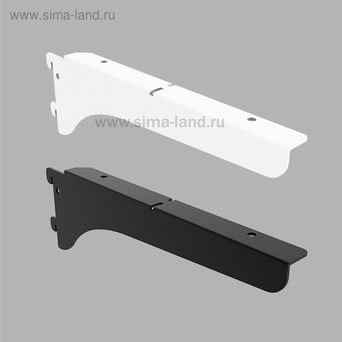 Кронштейн L-270мм левый, цвет белый