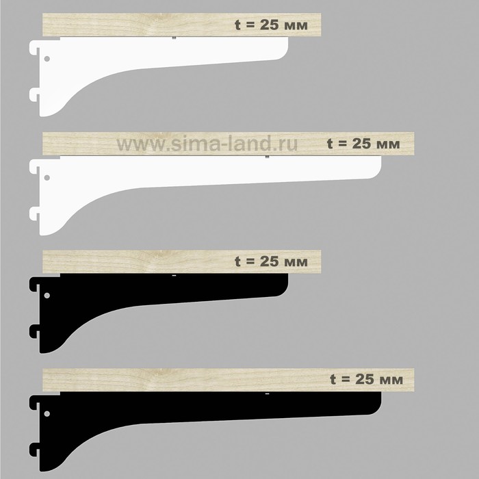 Полка ДСП пристенного стеллажа 994×390×25 мм, цвет клён - фото 1907022848