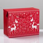 Пакет—коробка «Волшебство праздника», 23 х 18 х 11 см, Новый год - Фото 1