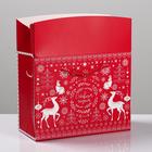 Пакет—коробка «Волшебство праздника», 23 × 18 × 11 см - фото 9050864
