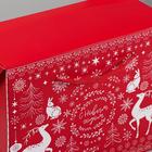Пакет—коробка «Волшебство праздника», 23 х 18 х 11 см, Новый год - Фото 4