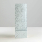 Пакет бумажный фасовочный "Белые кружева с окном", 8 х 5 х 22,5 см - Фото 2
