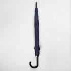 Зонт - трость полуавтоматический «Однотонный», 8 спиц, R = 56 см, цвет тёмно-синий, 1931 - Фото 5