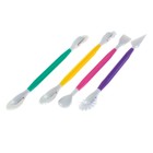 Набор инструментов для лепки из глины, пластилина, пластики, 4 штуки - Фото 2