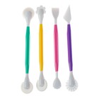 Набор инструментов для лепки из глины, пластилина, пластики, 4 штуки - Фото 1