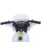 Детский электромобиль «Мотоцикл шерифа», цвет белый - Фото 5