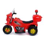 Электромобиль «Мотоцикл шерифа», цвет красный - фото 3838667