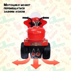 Электромобиль «Мотоцикл шерифа», цвет красный - Фото 5