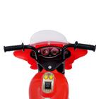 Электромобиль «Мотоцикл шерифа», цвет красный - фото 3838670