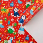 Бумага упаковочная глянцевая «Котики», 70 × 100 см - Фото 1