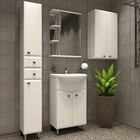 Комплект мебели: для ванной комнаты "Тура 50": тумба + раковина + зеркало-шкаф - Фото 4