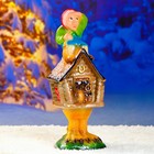 Садовая фигура "Бабка Ежка на избе" - Фото 4