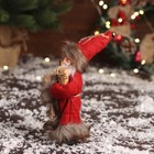 Дед Мороз "В красной шубке, с хворостом" 16 см - Фото 8