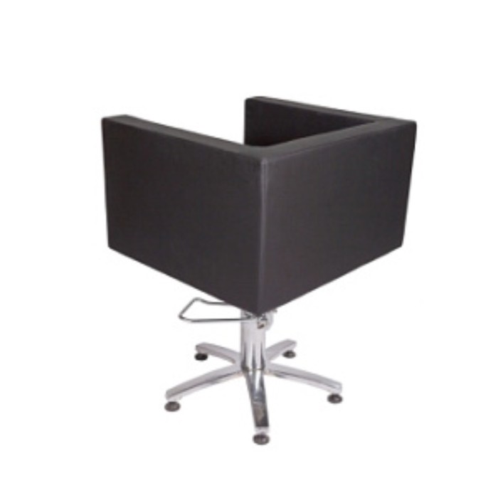 Кресло парикмахерское Домино, пятилучье, цвет чёрный 660×600 мм - фото 1884948238