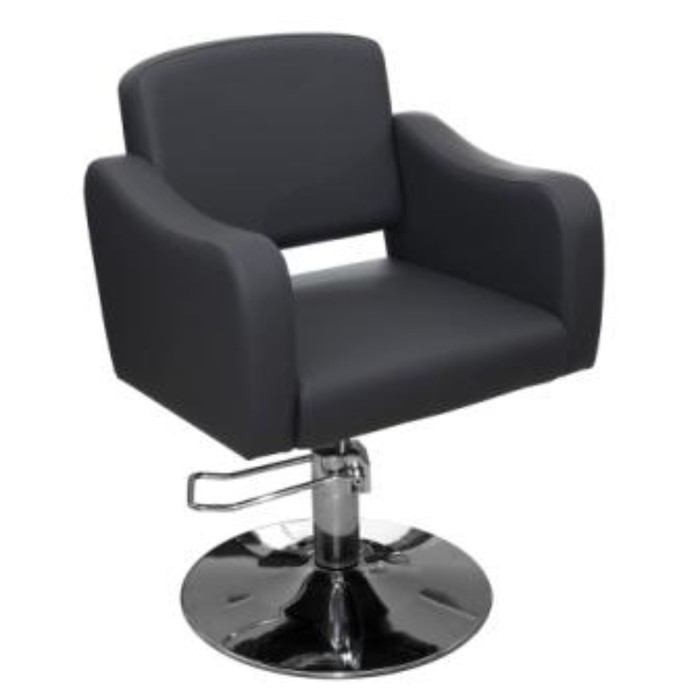 Кресло парикмахерское Ева, пятилучье, цвет чёрный 65×63 см - фото 1907022997