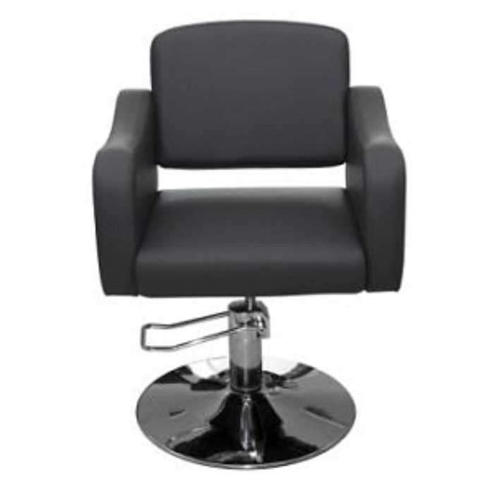 Кресло парикмахерское Ева, пятилучье, цвет чёрный 65×63 см - фото 1886407203