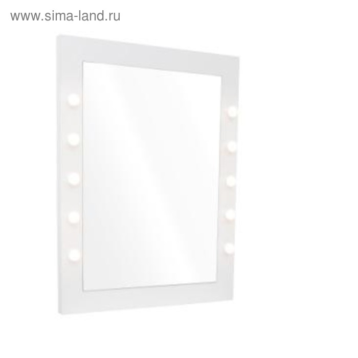 Зеркало для визажиста Амели, цвет белый - Фото 1