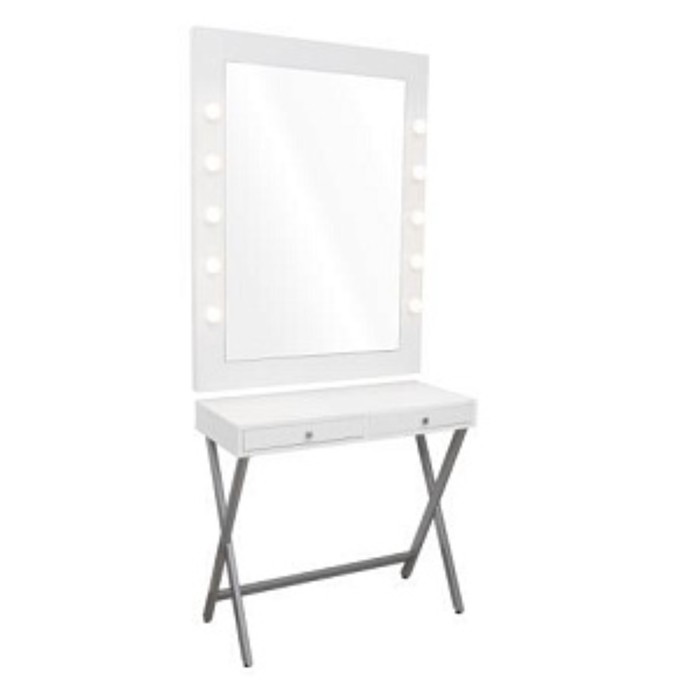 Зеркало для визажиста Амели, цвет белый - фото 1907023018