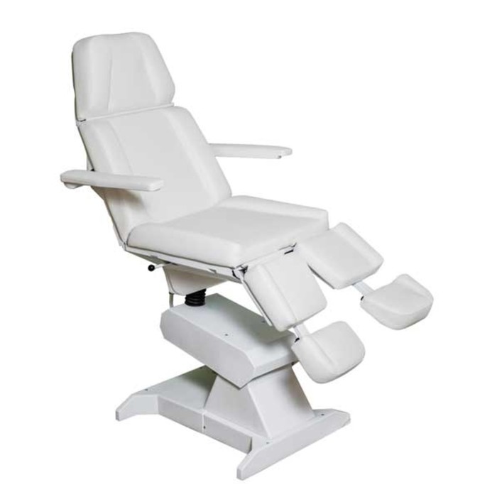 Кресло педикюрное Профи 3, 3 мотора, цвет белый