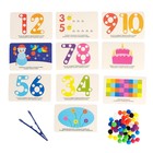 Развивающий набор «Цветные бомбошки: учимся считать», по методике Монтессори - Фото 4