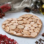 Подставка под горячее "Сердечко", 20 см , двухсторонняя, можжевельник - фото 24407795