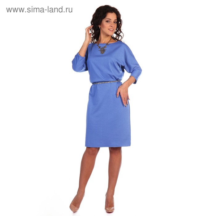 Платье женское «София», цвет голубой размер 58 - Фото 1