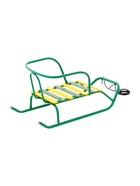 Санки детские «Ветерок 1», цвет зелёный - Фото 3