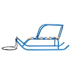 Санки детские «Ветерок 1», цвет голубой - Фото 3