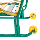 Санки детские «Тимка 5 комфорт», с ручкой, зелёные - Фото 3