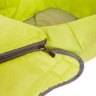 Сиденье для санок «Снеговики» с лентой, цвет лимонный - Фото 4