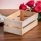 Подарочный ящик «Двушка», 24.5×13.5×9 см, деревянный - Фото 2