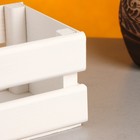 Подарочный ящик «Однушка», 12×11×9 см, деревянный, белый - Фото 4