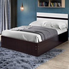 Кровать «Венеция 8», 1400х2000 мм, цвет венге / белый глянец 4552208