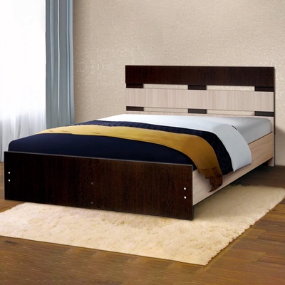 Кровать «Венеция 10», 1200×2000, цвет венге / ясень шимо светлый