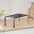 Подставка универсальная раздвижная Доляна, 40,9×20,4×14,4 см, цвет коричневый - фото 804176097