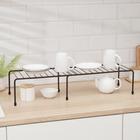 Подставка универсальная раздвижная Доляна, 40,9×20,4×14,4 см, цвет коричневый - фото 804176098