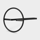 Держатель для бумажных полотенец Доляна «Лофт», 15×15×28 см, чёрный - Фото 3