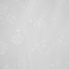 Тюль вуаль с тиснением «Роза» 200х260 см, белый, пэ 100% - Фото 3