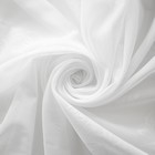 Тюль вуаль с тиснением «Роза» 200х260 см, белый, пэ 100% - Фото 4