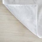 Тюль вуаль с тиснением «Роза» 200х260 см, белый, пэ 100% - Фото 6