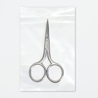 Ножницы маникюрные TNL, прямые, узкие, 9 см, на блистере, цвет серебристый - Фото 4