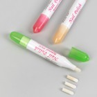 Маркер-корректор для удаления лака с пропиткой, 4 насадки, цвет МИКС - Фото 1