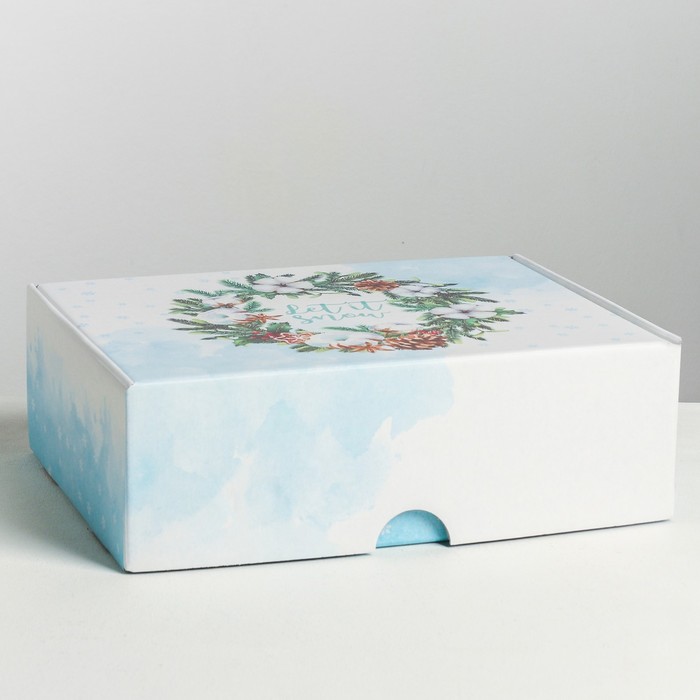 Складная коробка «Снежной зимы», 30.7 × 22 × 9.5 см