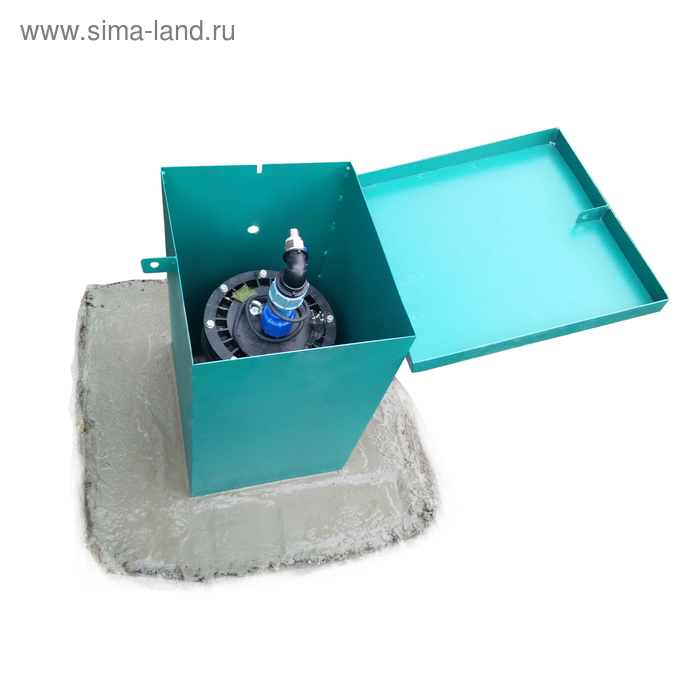 Ящик над скважиной, сталь, толщина 2 мм, окрашенный - Фото 1