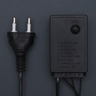 Гирлянда «Нить» 5 м с насадками «Ёлка», IP44, тёмная нить, 40 LED, свечение зелёное, 8 режимов, 220 В - Фото 6