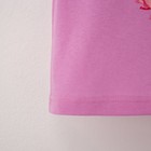 Футболка "Цветы", рост 98-104 (30), лиловый - Фото 5