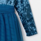 Платье нарядное детское KAFTAN, рост 86-92 см (28), синий - Фото 3