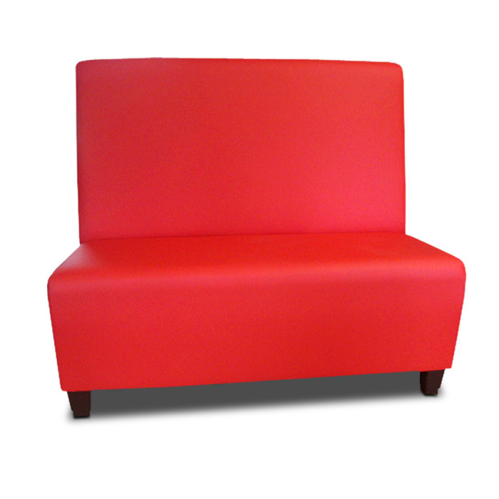 Диван «М1 Пл», 1200 × 650 × 1100 мм, экокожа, цвет красный - фото 1884948843